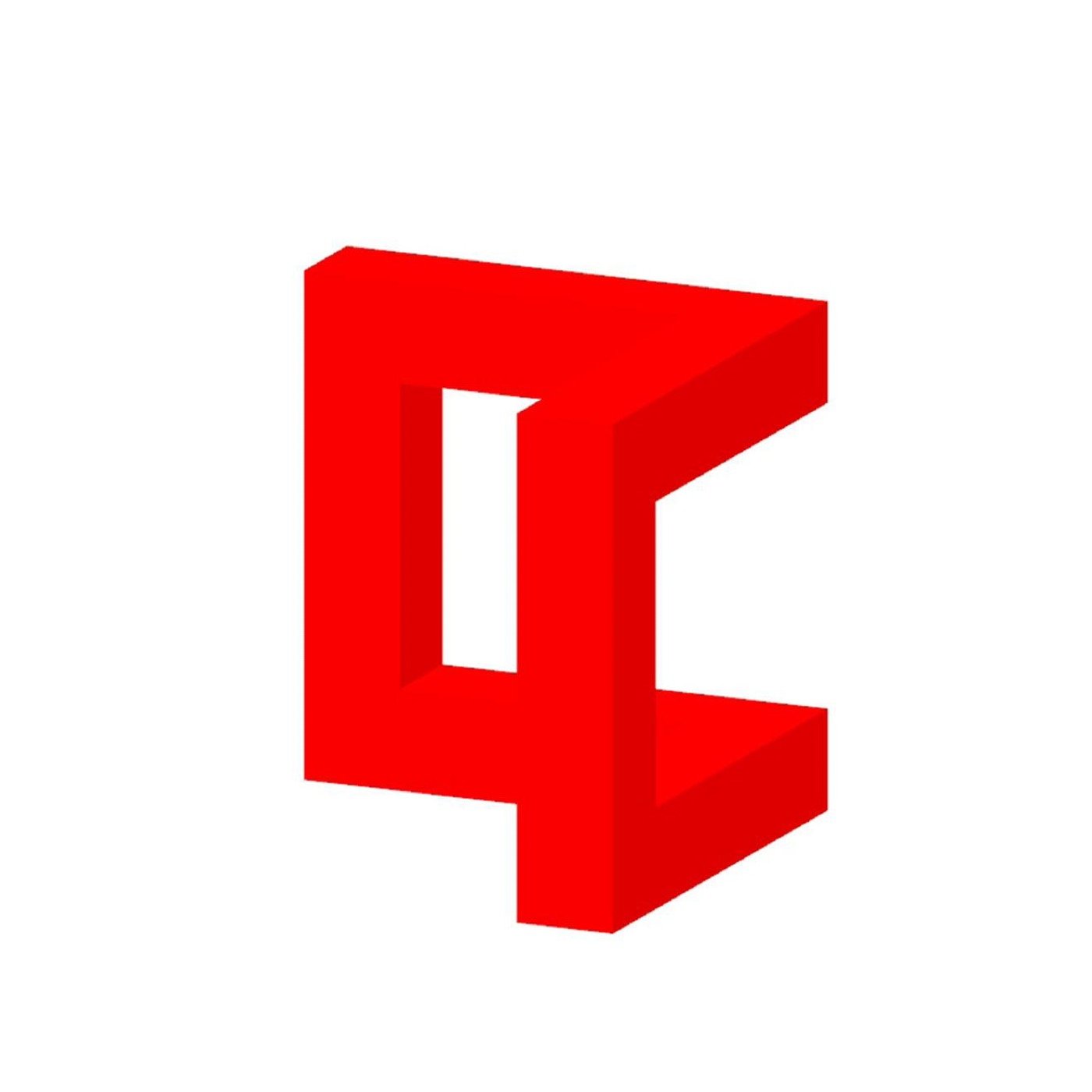 Architectural typeface form 4