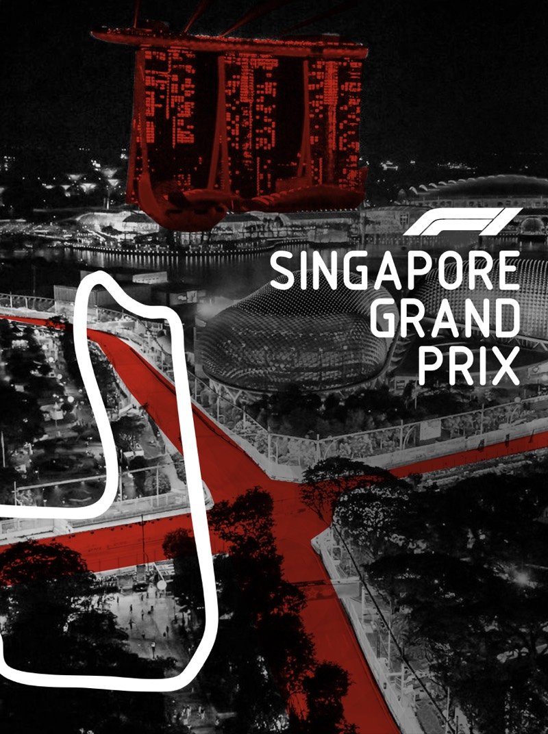 Singapore Grand Prix night skyline
