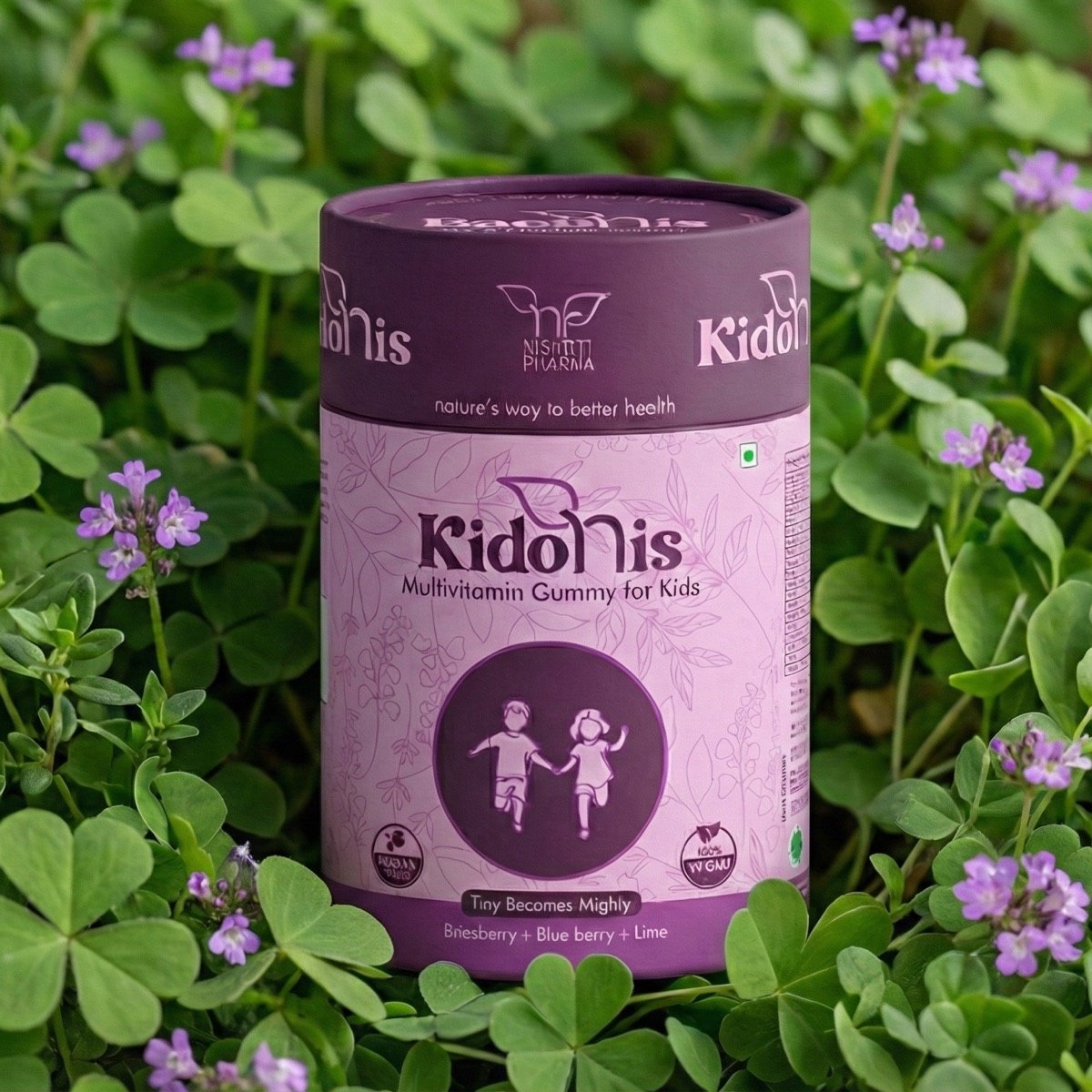 Kidonis gummy packaging
